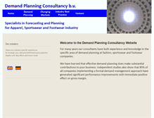 Tablet Screenshot of demandplanning.com